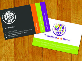 Transform & Thrive Business Cards